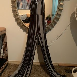 Windsor Striped Silky Jumpsuit/Pantsuit